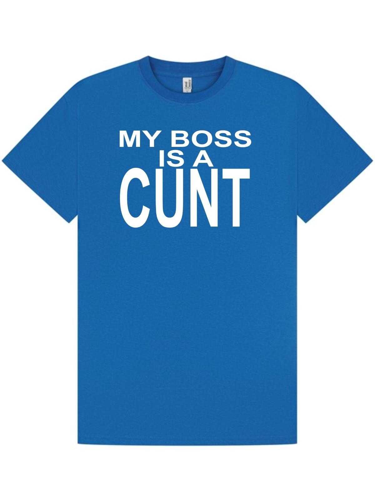 MY BOSS Is A C*** T-shirt / Tee / Rude / Office Party / Work / Birthday / S-XXL gallery
