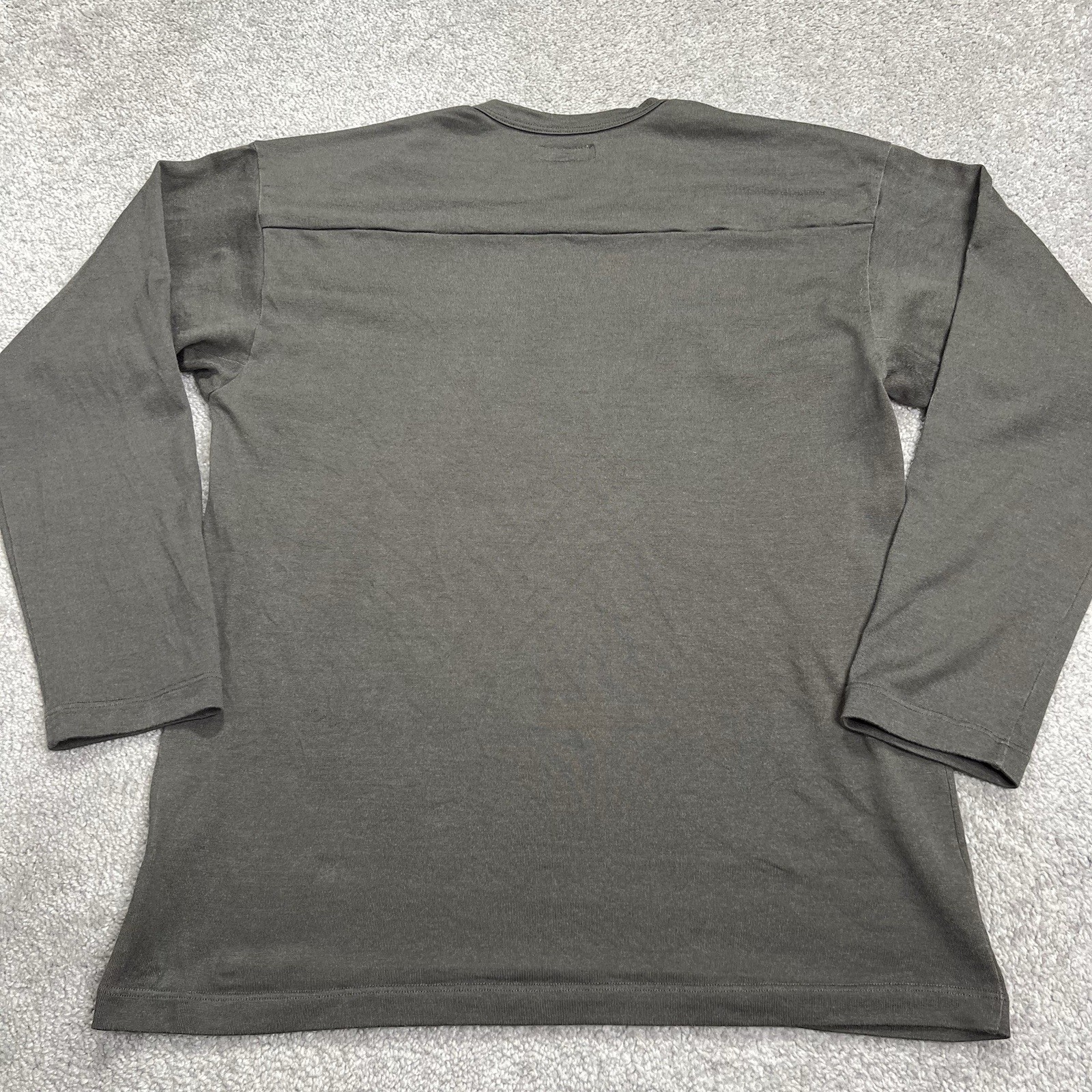 Lady White Co. LW-C Shirt Mens Size Medium 38 Gray V-Neck Cotton Rayon Blend gallery