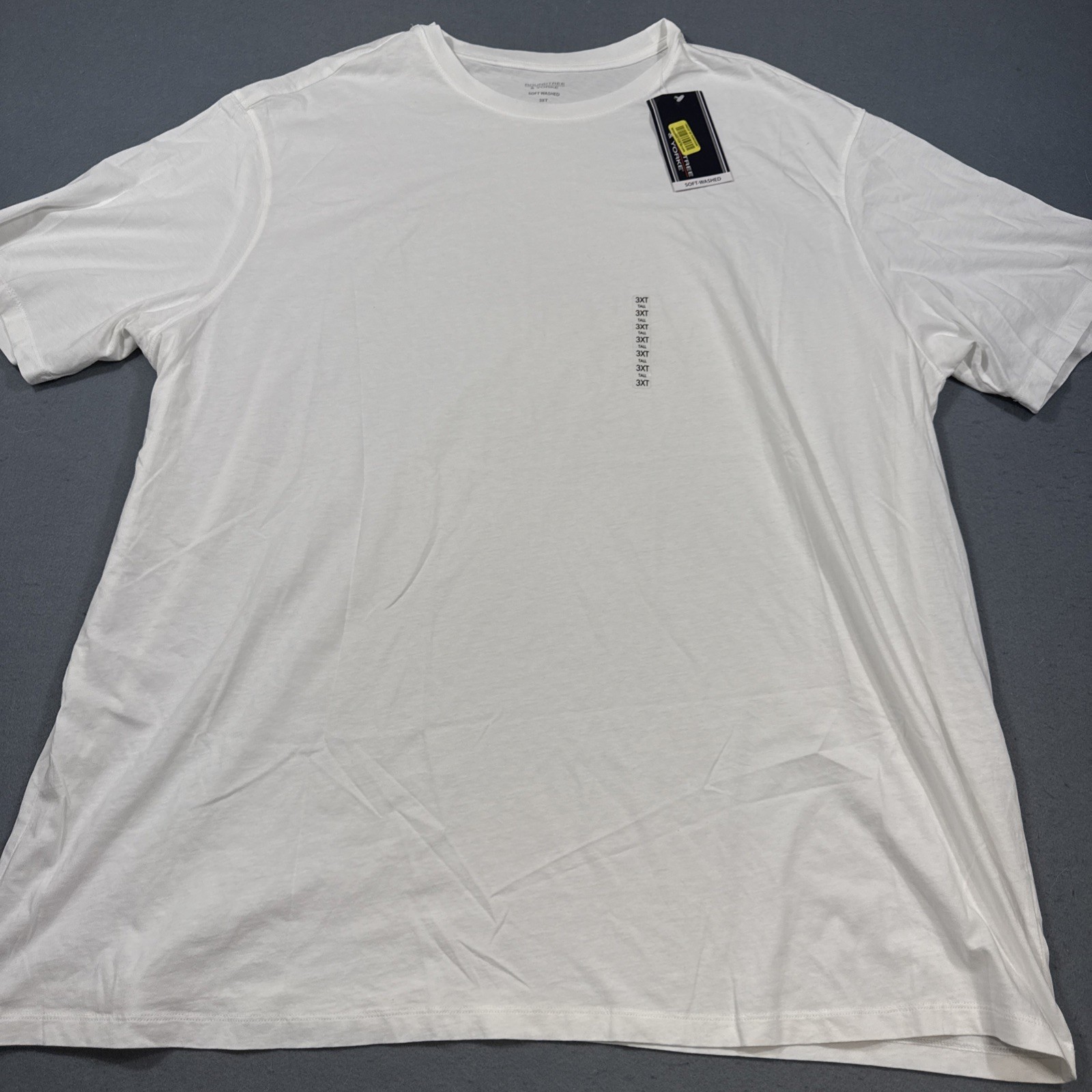 RoundTree & Yorke Cloud Crew Men's 3XLT White Crew Neck Short Sleeve Shirt gallery