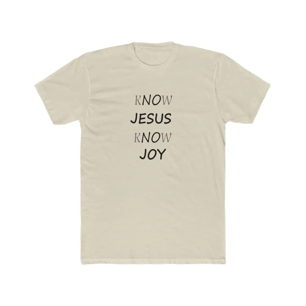 Next Level 3600 Soft Cotton Tee "KNOW JESUS KNOW JOY" gallery