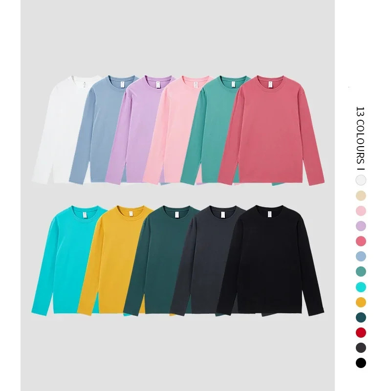 2026 Brand New Combed Compactall Cotton Heavy Round Neck Solid Color gallery