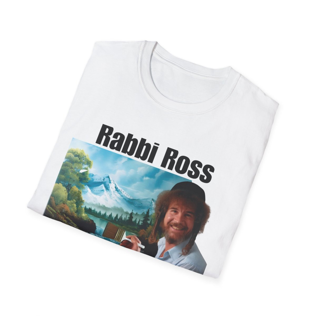 Rabbi Ross Funny Meme T-Shirt Parody Graphic Tee White Unisex Streetwear Shirt) gallery