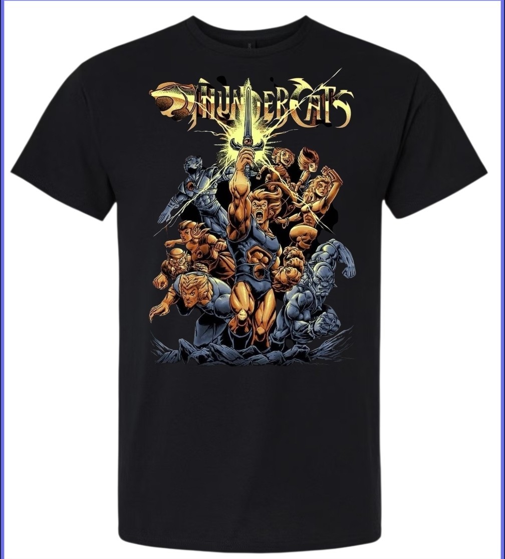 Thundercats 80’s Cartoon Black Men’s T-Shirt #2