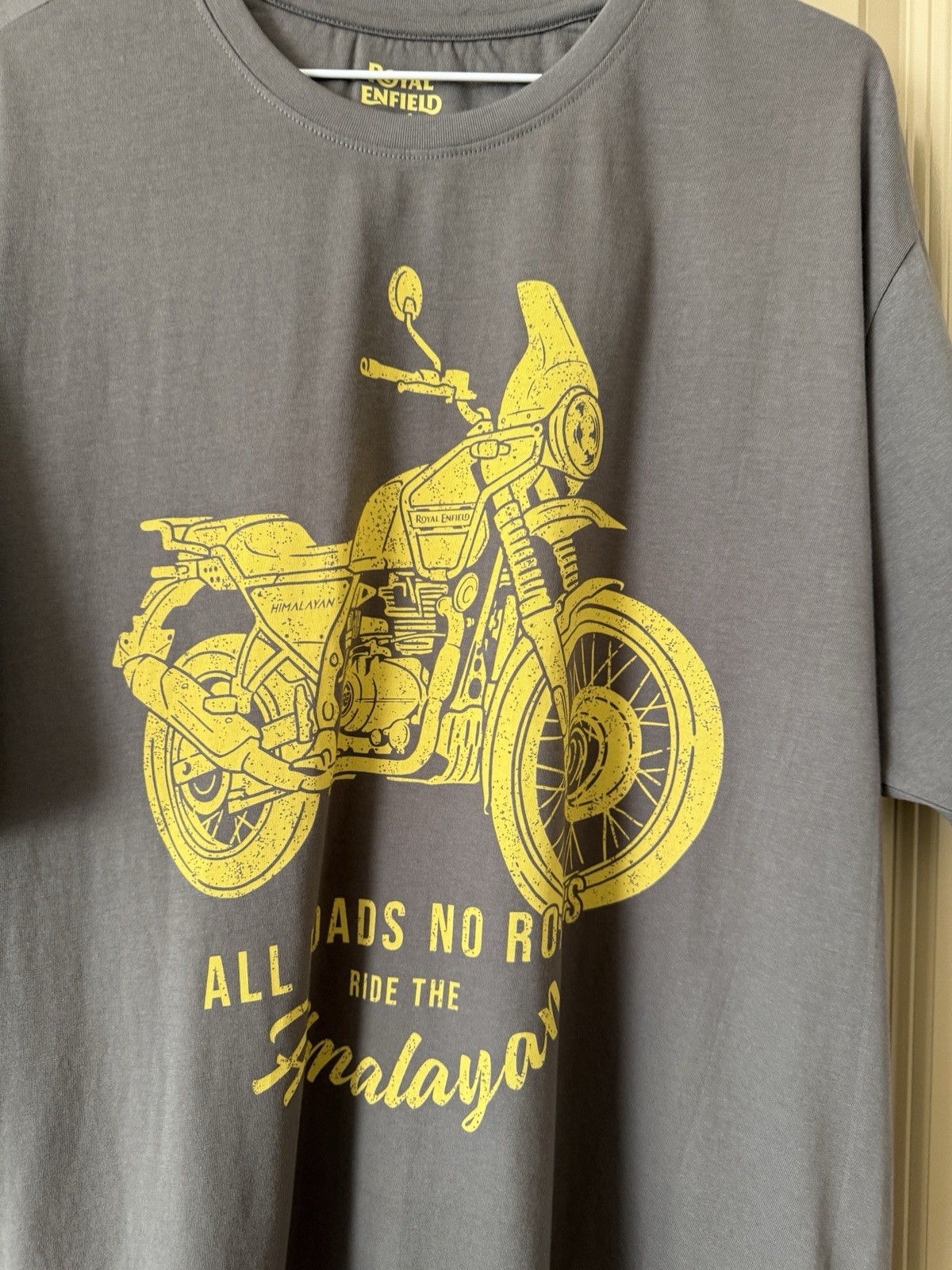 Royal Enfield Men’s Himalayan Motorcycle Graphic T Shirt Sz XL Grey Biker NWT gallery