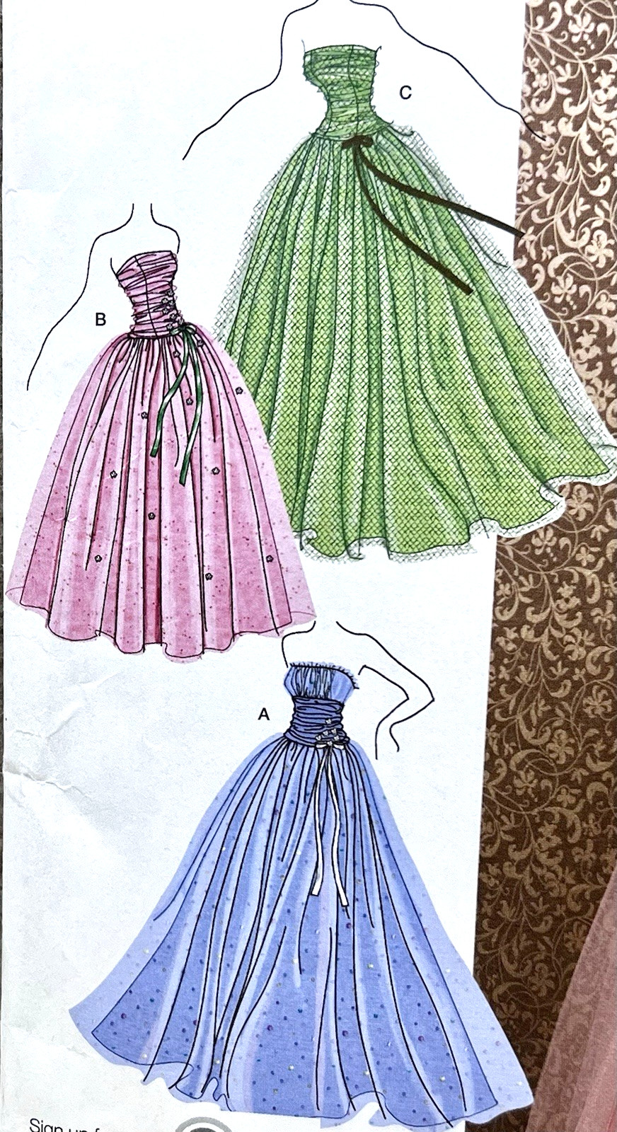 Simplicity Sewing Pattern 3878 Jessica McClintock Size D5 4-12 Uncut