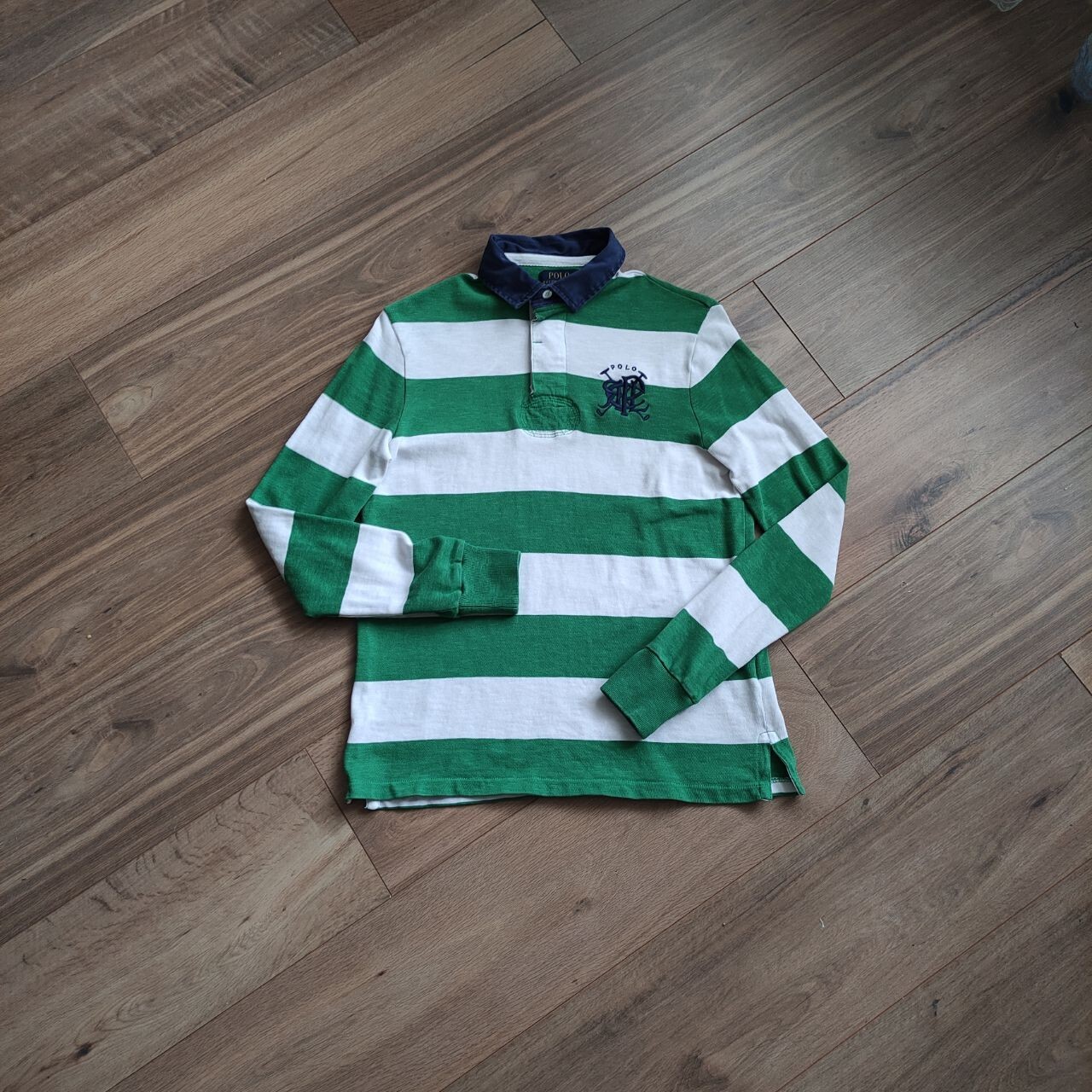 Polo Ralph Lauren Rugby PRL 67 Open Regatta Striped Long Sleeve Shirt , Size S gallery