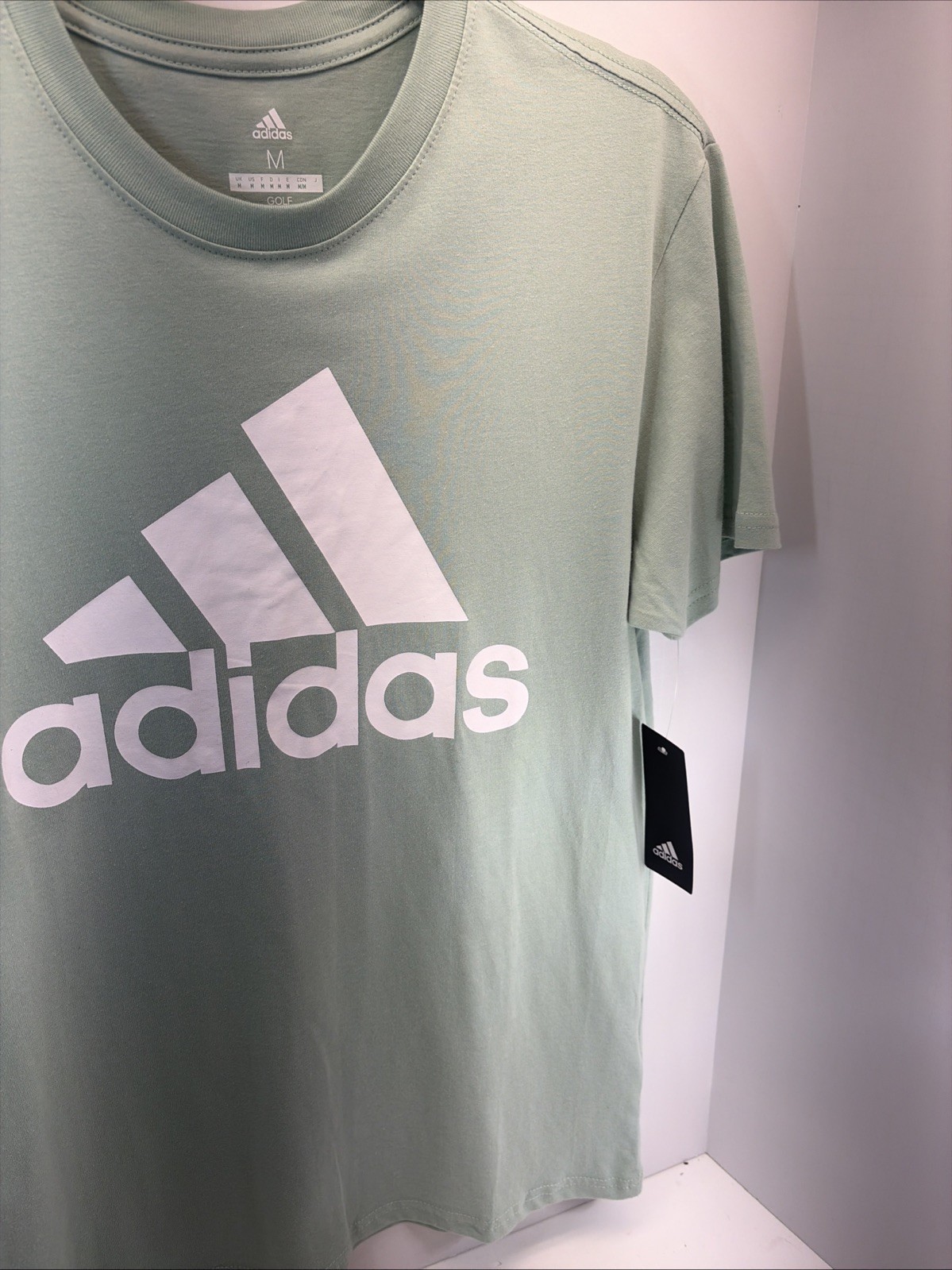 adidas Men's Logo T-Shirt Multi Sport, Easy Green, Size M gallery