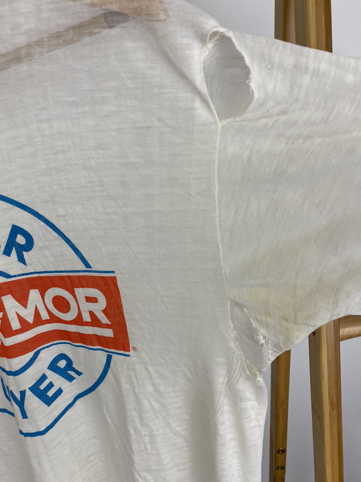 VTG 80S Phar-Mor Power Buyer Burnout Super Paper Thin Single Stitch T-Shirt L gallery
