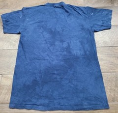 The Mountain Manimals Tiger Graffiti Tie Dye Blue Tshirt Men Sz Large #96926