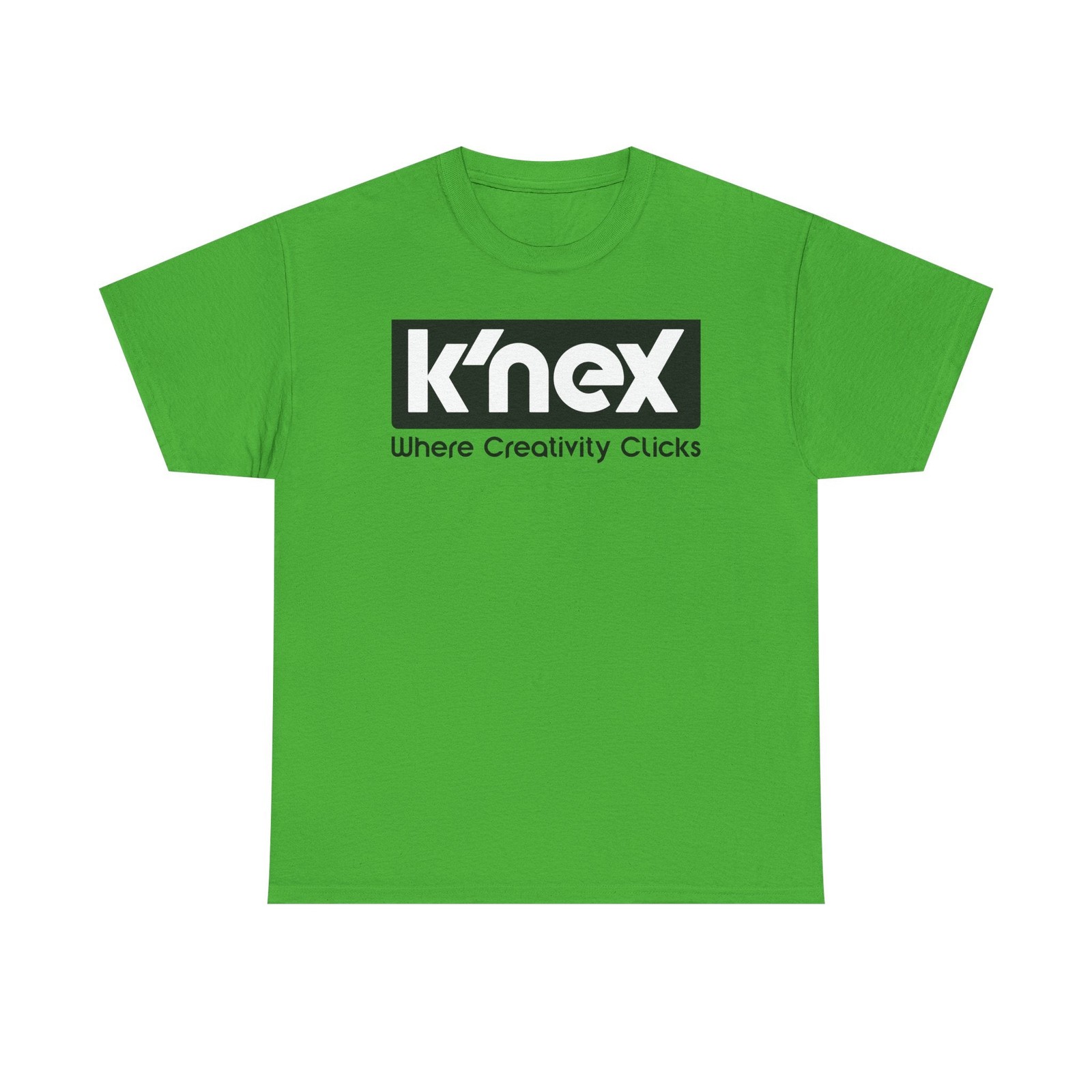 K’NEX Defunct Building Toys T-Shirt Where Creativity Clicks Construction Set Tee