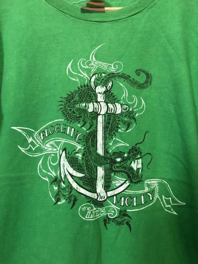 Flogging Molly American Punk Irish Green Unisex Tee Cotton Shirt All Size UU341