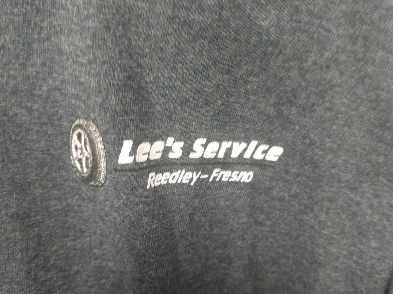 LEES TIRE SERVICE FRESNO REEDLEY CONVENTIONAL TRUCK T SHIRT GRAY 2XL gallery