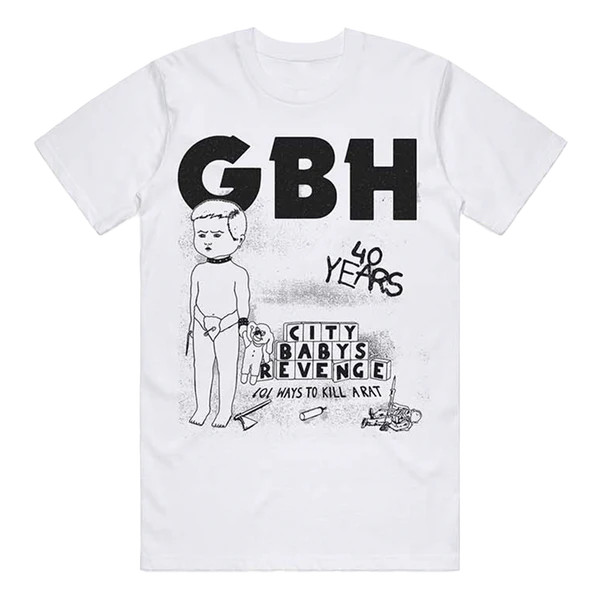 GBH Band CHARGED CITY BABYS REVENGE Cotton Shirt Unisex Concert S to 5XL AR109 gallery