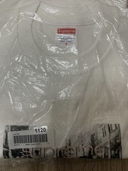 Supreme Crew 96 Tee White’ (Clip Tee) Size Small SS24 Authentic Brand New Sealed