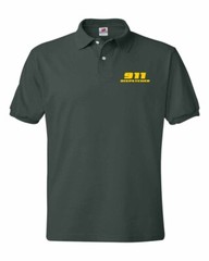 911 Dispatcher Logo Police Sheriff Dept Law Enforcement Polo T- Shirts S-5XL