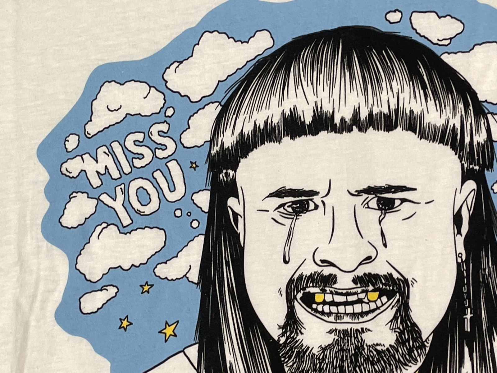 Oliver Tree T Shirt Size 3XL Miss You Official Merch Cowboys Dont Cry Licensed gallery