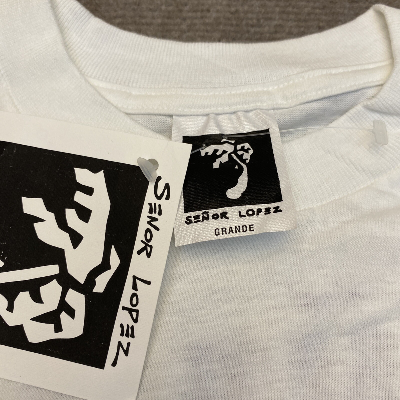 vtg Art Shirt Senor Lopez Shirt Mens Large Single Stich Travel USA Deadstock gallery