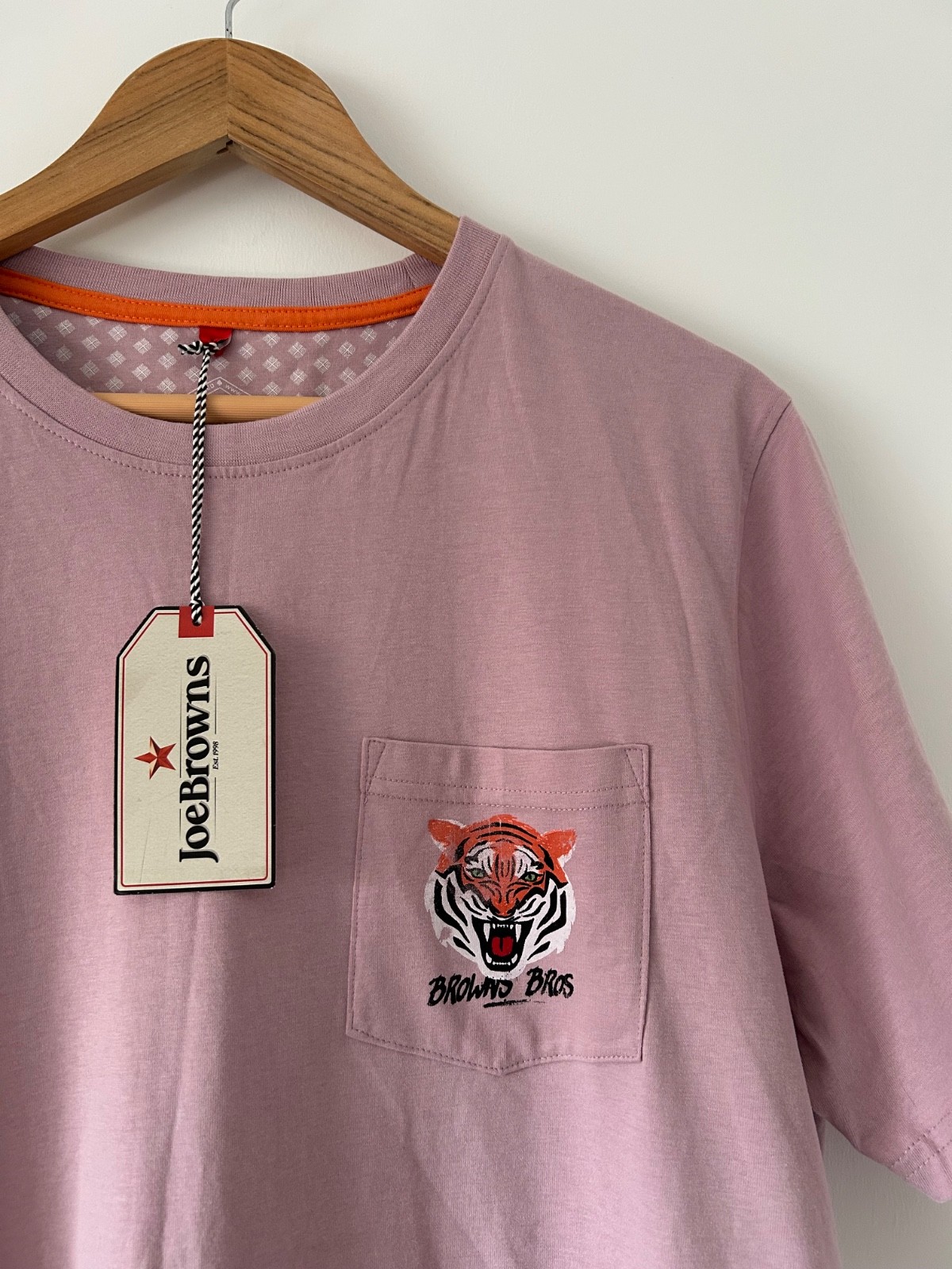 Joe Browns T Shirt NEW Large Pink Tiger Print Graphic Tee Casual Wear BNWT gallery