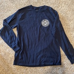 Sex Wax Mr Zogs TShirt Medium Long Sleeve Navy Blue Cotton Crewneck Graphic