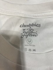 Chubbies T Shirt Mens Medium White America Sail Club Summer Preppy NWT