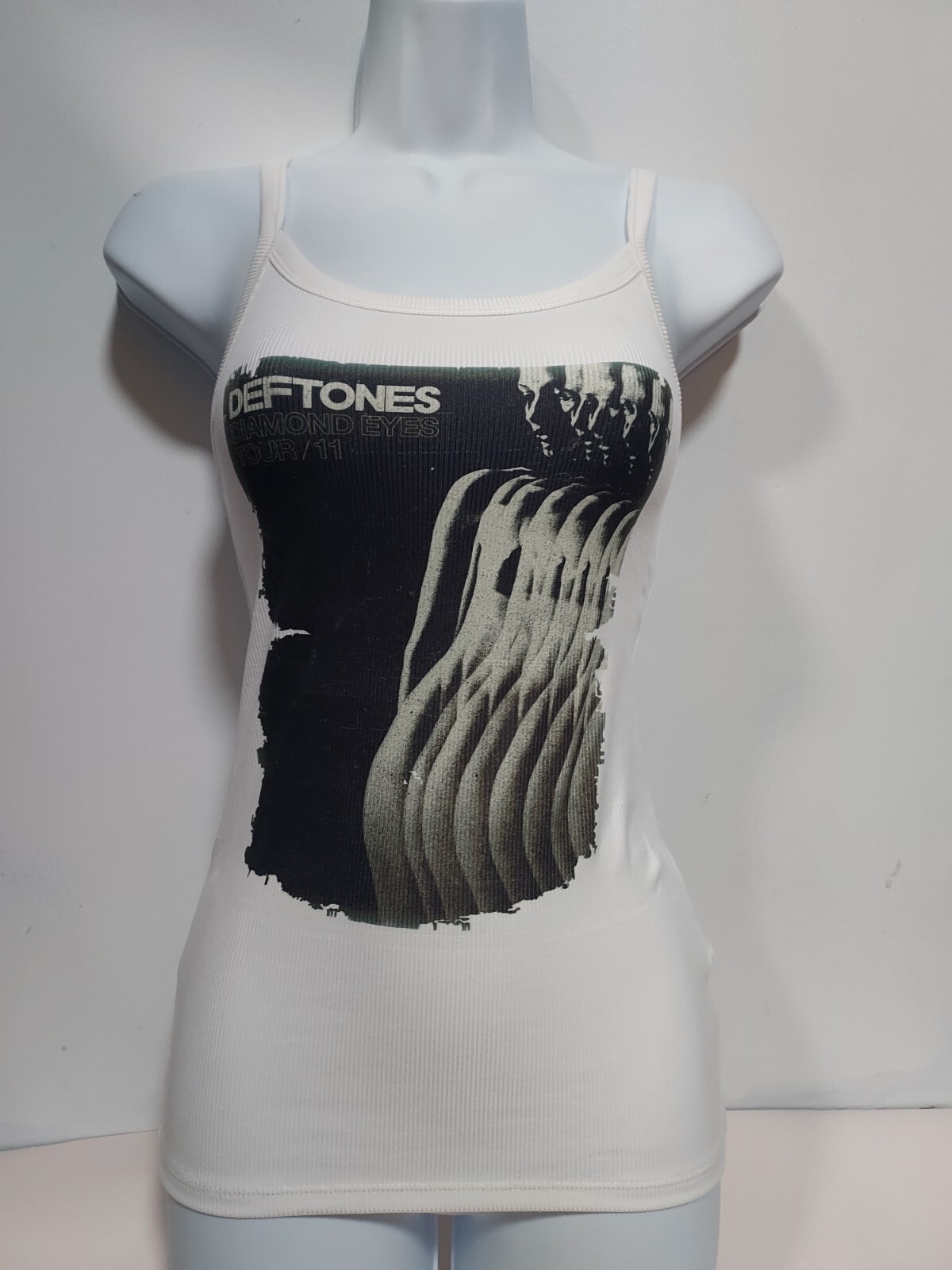 Deftones tank top ribbed vintage poster diamond deftones shirt xs through xxl gallery