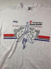 Vintage Asics Marathon Rotterdam 18th April 1999 White T-Shirt Mens Size Large
