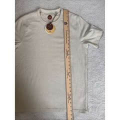 Common People Supersoft Heavyweight Relaxed Fit Cotton Tshirt Tan Mens Medium