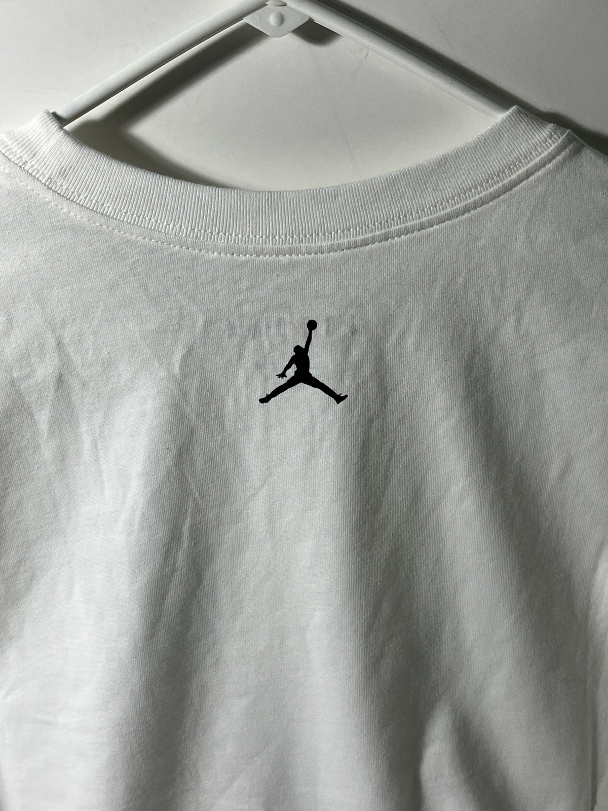 Jordan T Shirt Size Large Mens White MJ Dot Graphic $48 gallery