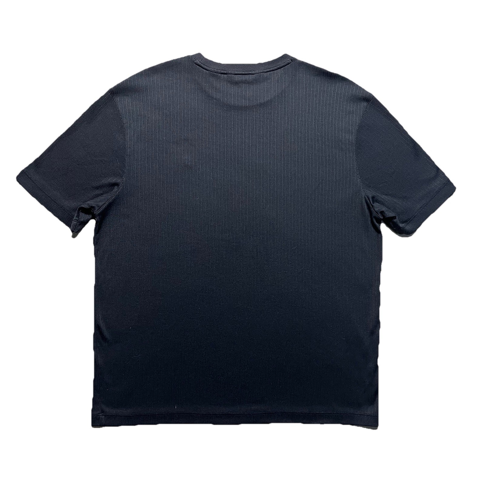 Vintage Pierre Cardin T Shirt Mens M Black Ribbed Minimal Designer gallery