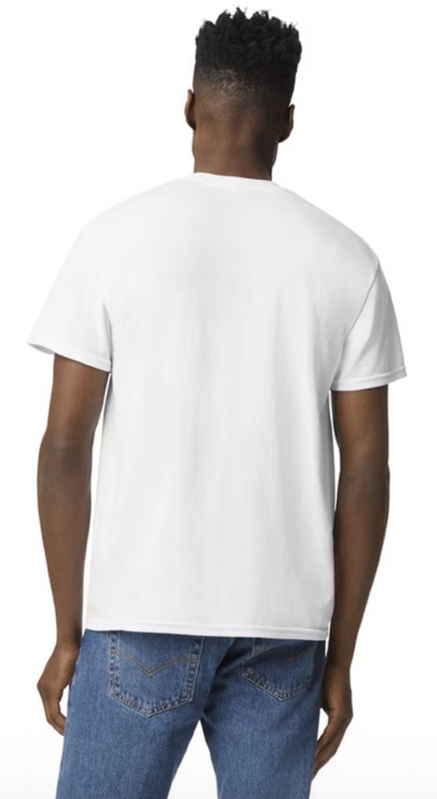 Adult G800 50/50 T-shirt - White Size M (Unisex) gallery