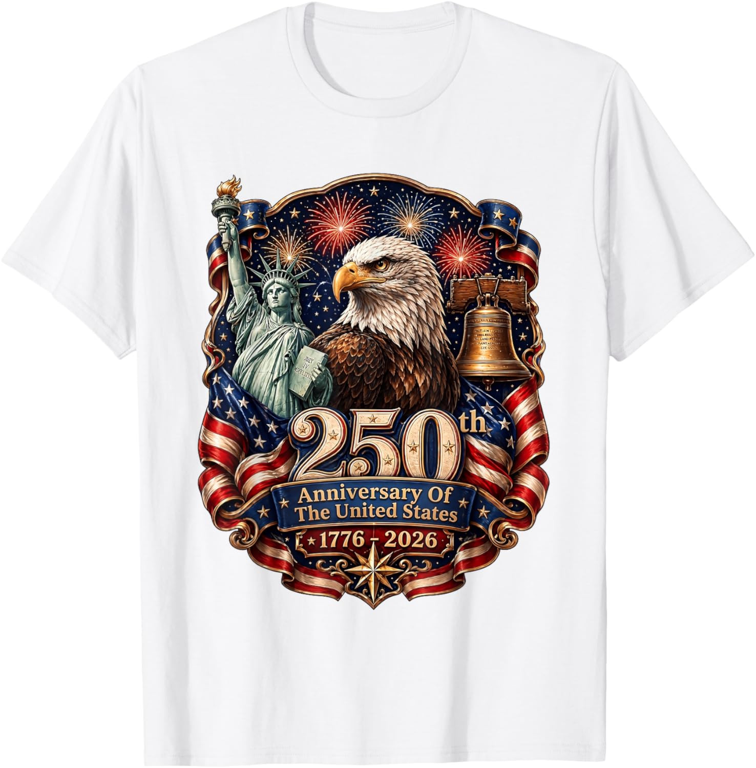 250 Years American 250th Pocket USA Patriotic 4th of July T-Shirt Gift S-5XL gallery