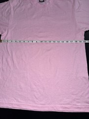 Vintage NOS Blank Large Pink Screen Stars Best, Single Stitch Made in USA.