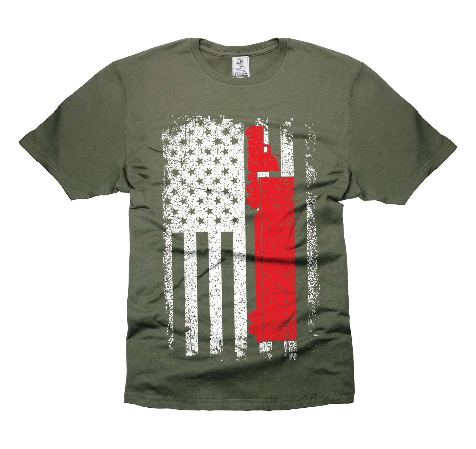Men's US American Flag shirs truck driver gifts american trucker shirt gallery