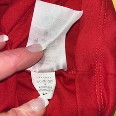 Red Comfortable Basic Everyday Athletic Nike Casual Logo Gym Top Medium