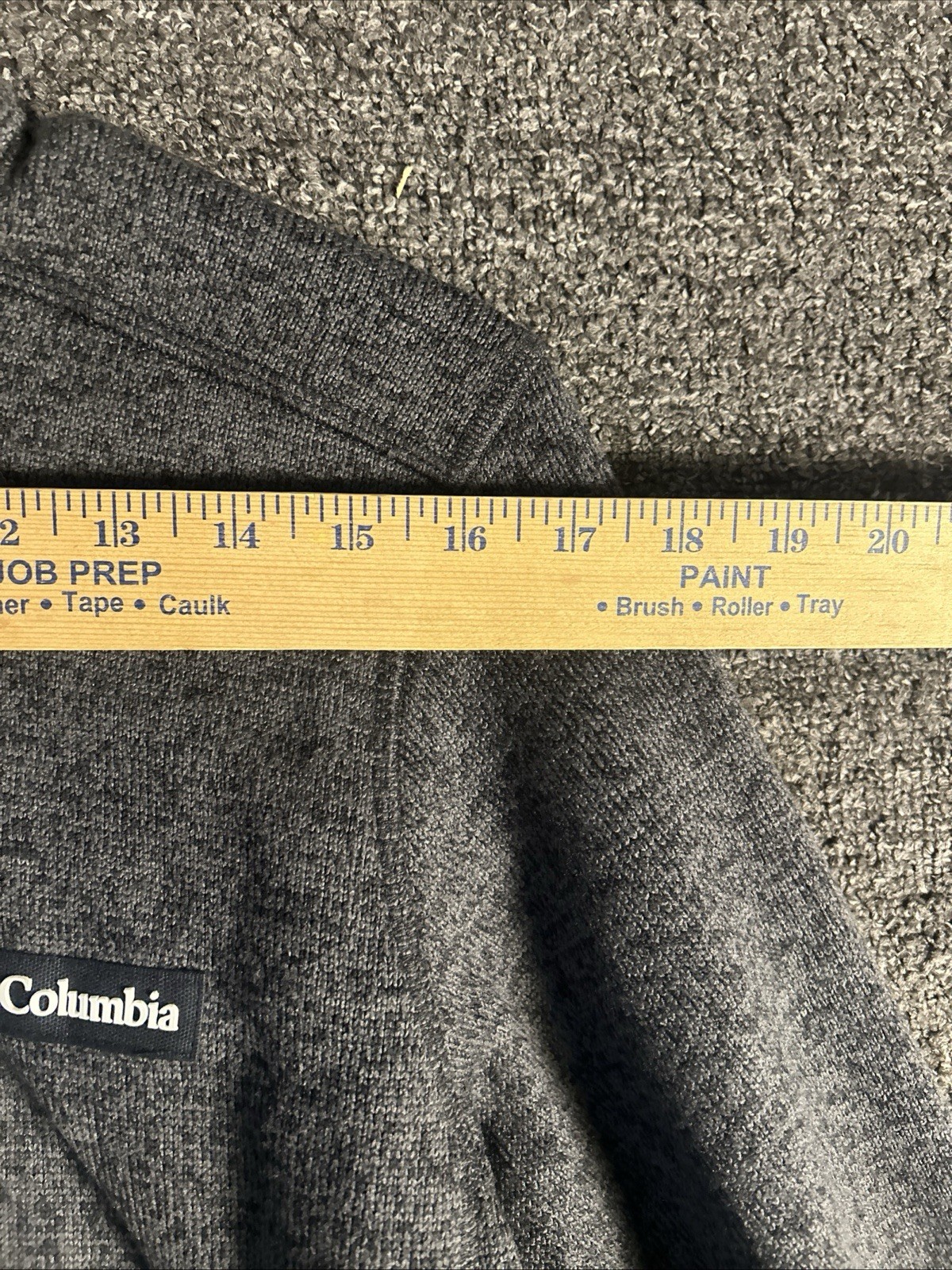 COLUMBIA MEN'S HALF ZIP SWEATER WEATHER (Black/Gray/ SMALL) gallery
