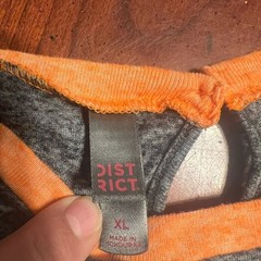 Lazy E Arena Guthrie Oklahoma District Xl Orange Black Grey Long Sleeve Shirt