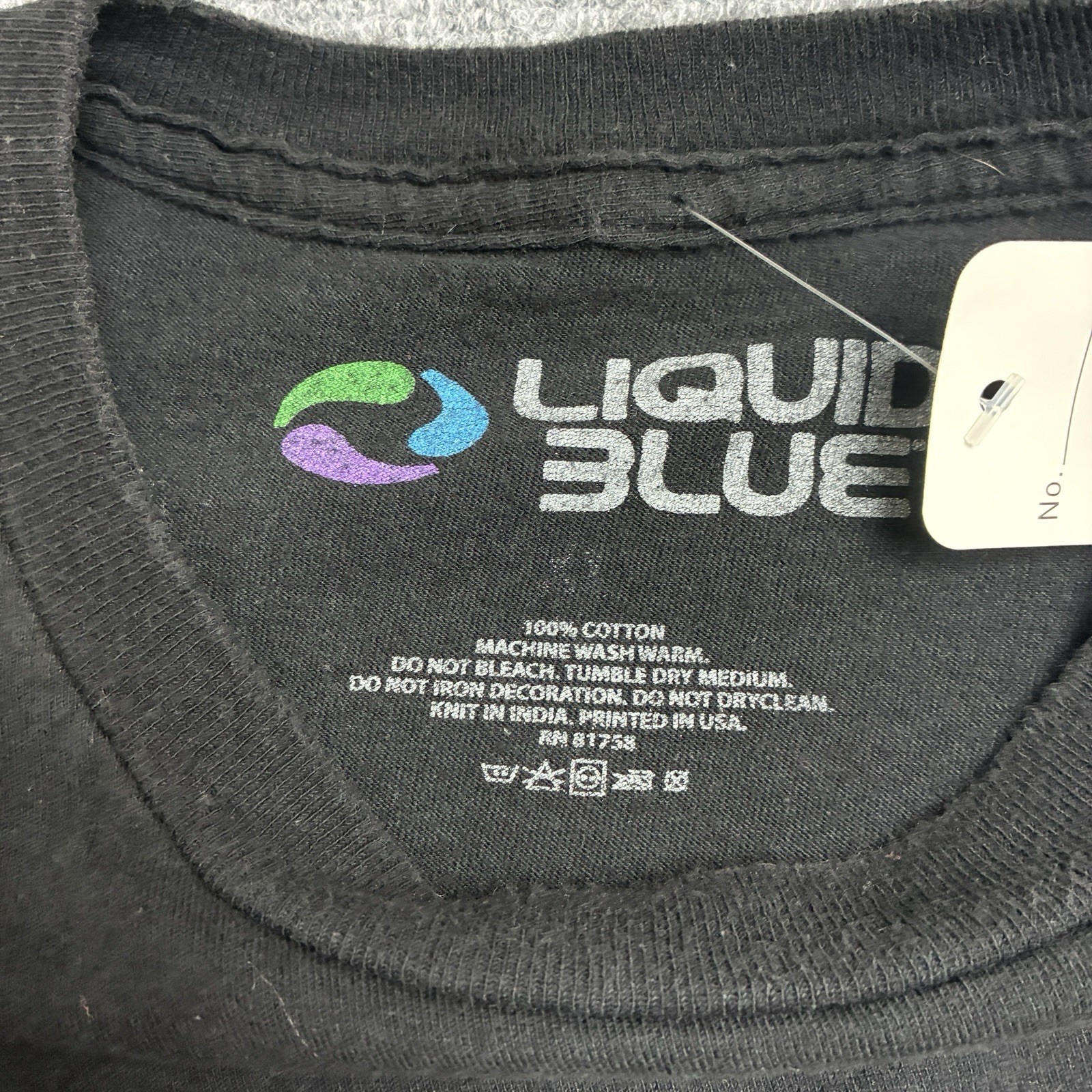 Pink Floyd Liquid Blue Dark Side Of The Moon Black Album Graphic T Shirt gallery