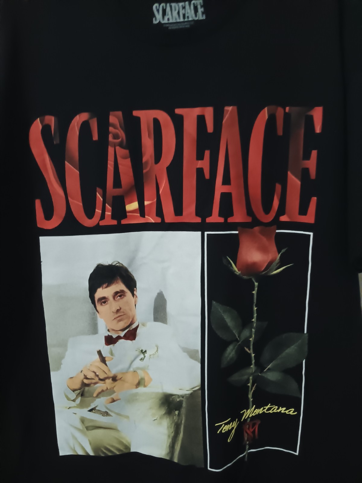 American Classics Scarface t-shirt a graphic print of Tony Montana XL gallery