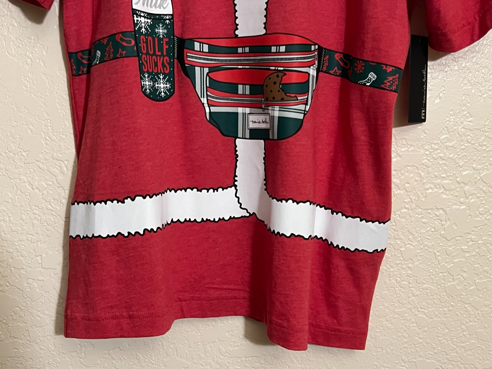 Men's Travis Mathew Golf Sucks Shirt, size Small, Been Everywhere, MSRP $49.95 gallery