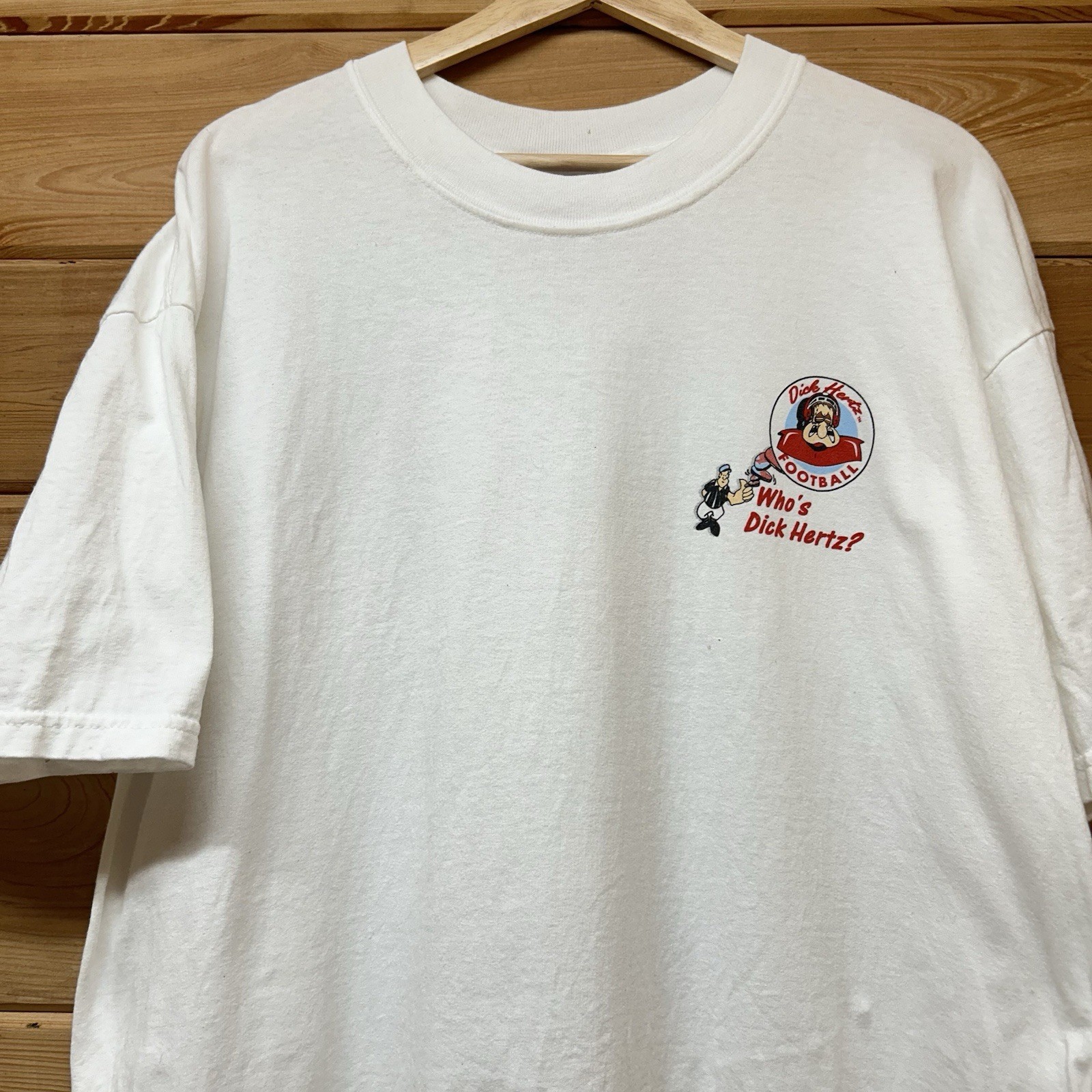 Vintage 1999 Dick Hertz Funny Raunchy Innuendo Big Johnson Parody T Shirt Sz XL gallery