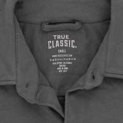True Classic Men’s, Knit Long Sleeve, Slightly Relaxed Fit Collard Shirt