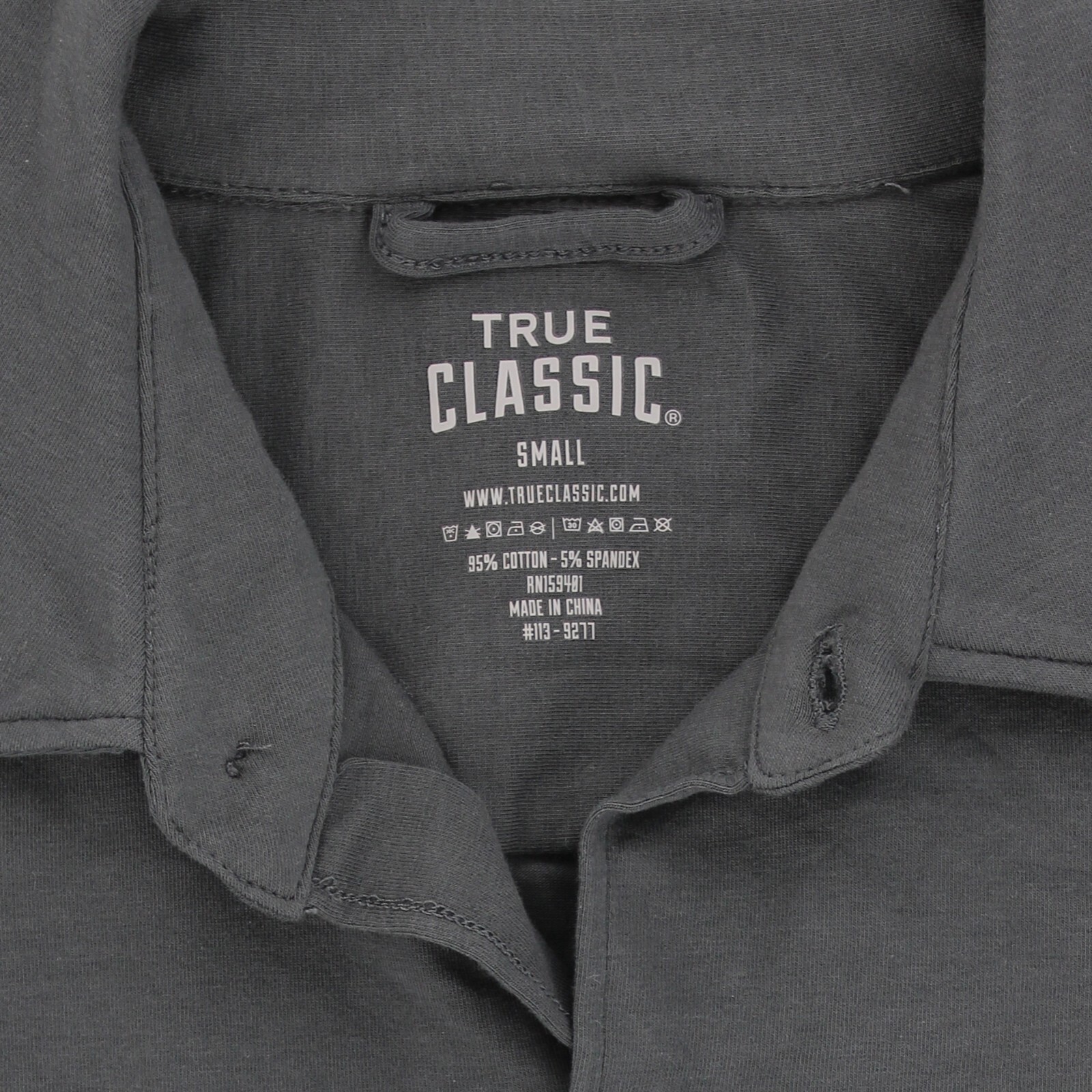 True Classic Men's, Knit Long Sleeve, Slightly Relaxed Fit Collard Shirt gallery