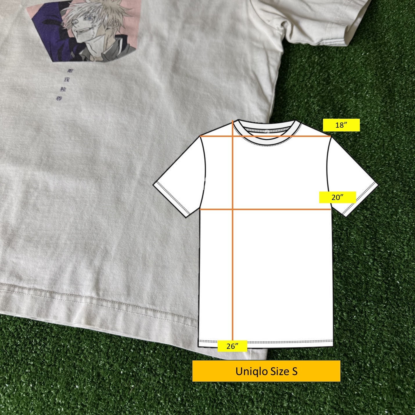 Uniqlo UT Jujutsu Kaisen Season 2 Japanese Anime T-Shirt Short Sleeve Size S gallery