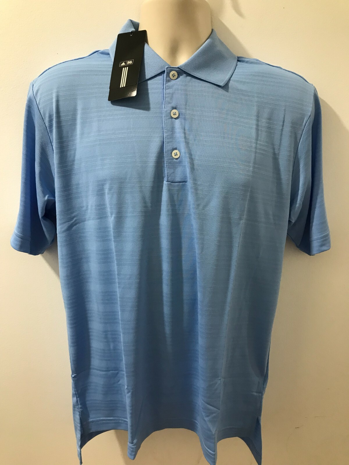 adidas Climalite Men's Size S Cardin Textured Short Sleeve Golf Polo $65 NWT gallery