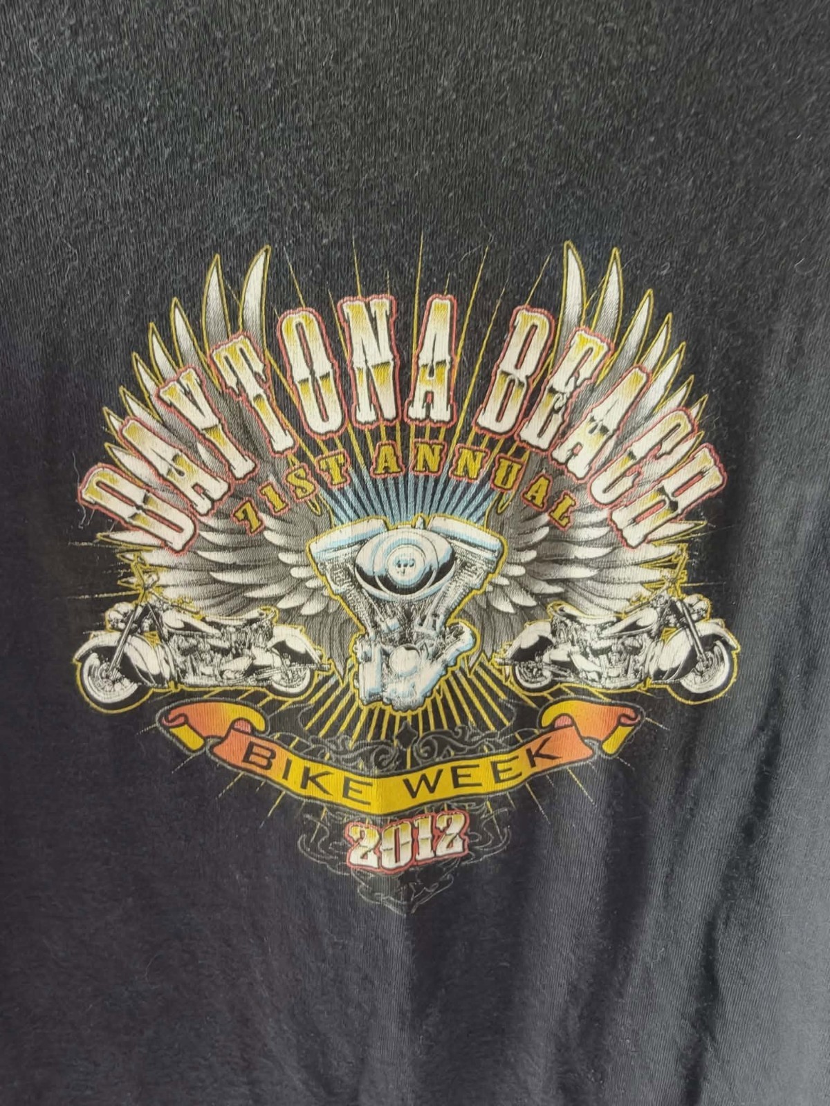 2012 Daytona-Beach Bike Week Shirt Biker Engine Size S gallery