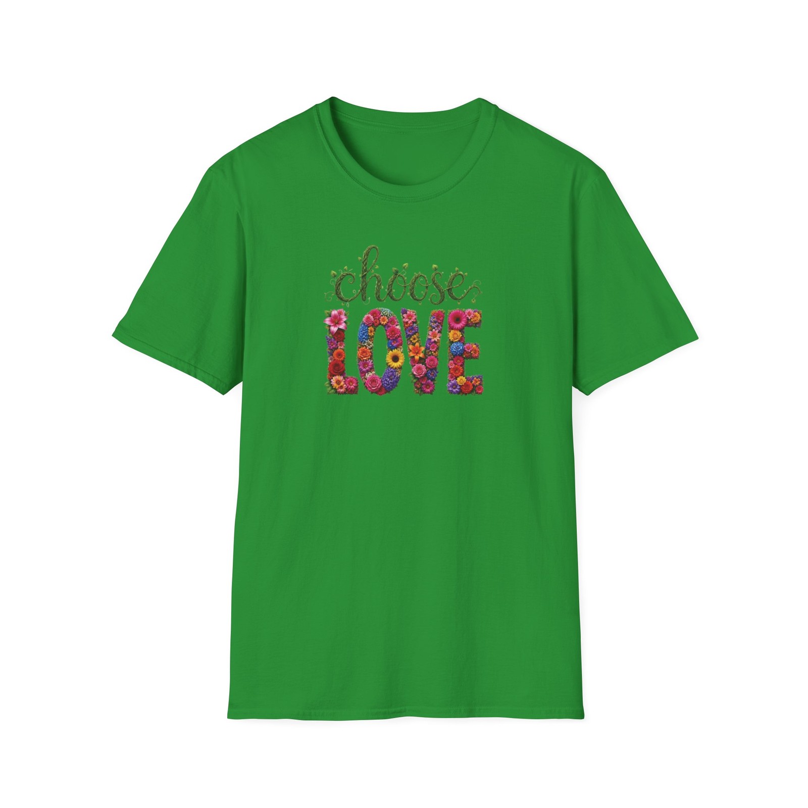 “Choose LOVE” floral shirt