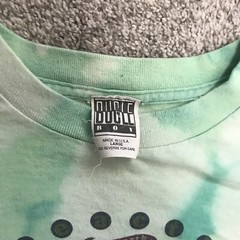 Vtg Bugle Boy Jeans T Shirt Single Stitch Mens L Tye Dye Skate Grunge 90s Surf