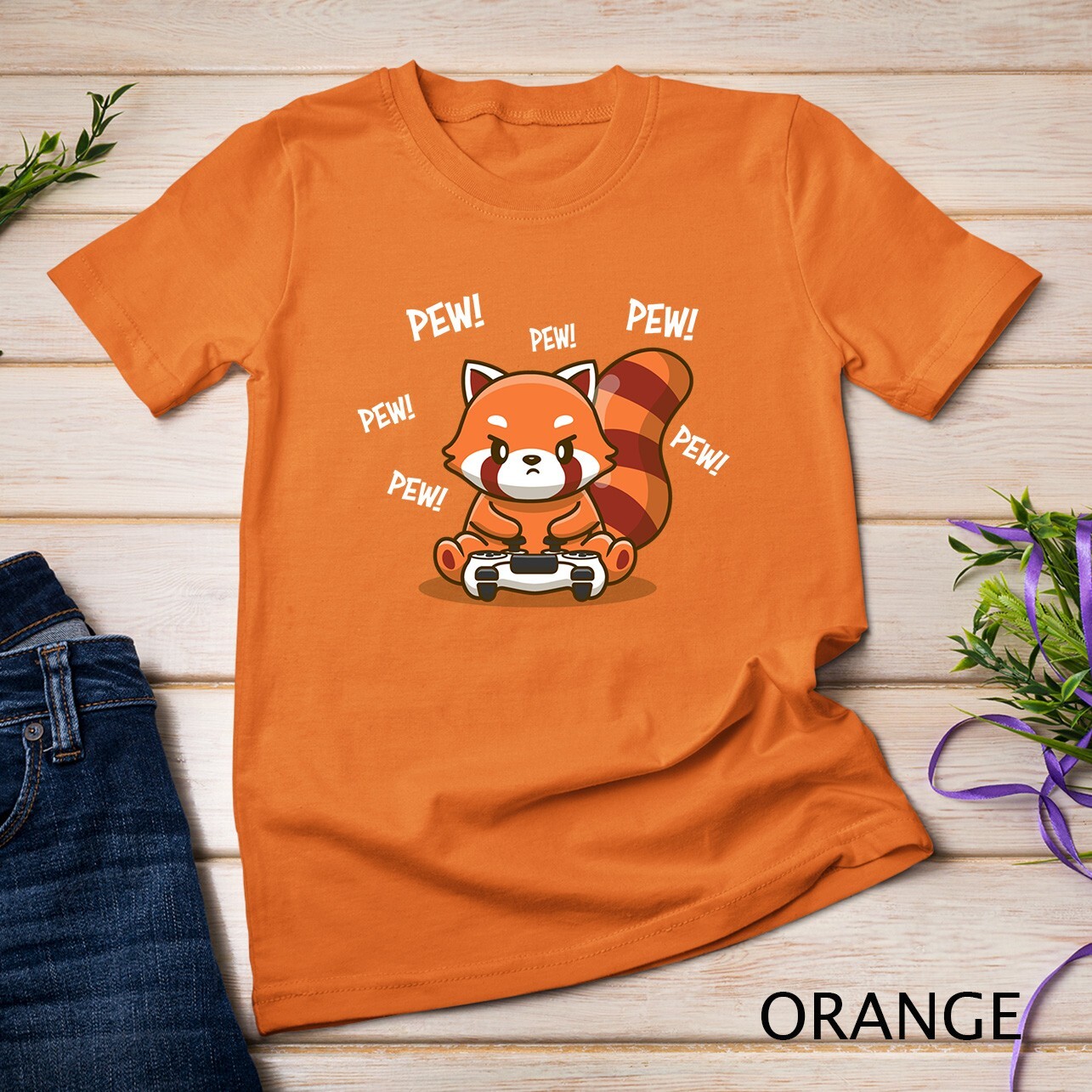 Red Panda Unisex T-shirt gallery