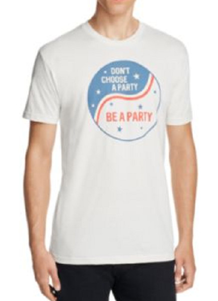 Kid Dangerous Be A Party Graphic Tee, Natural, Med Grey, Size XL