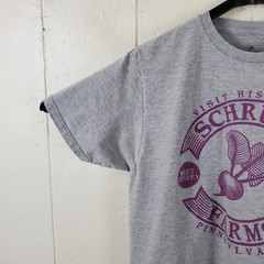 The Office Shirt Men Medium Gray Crew Neck Short Sleeve Graphic Stretch Pullover